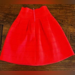Anthropologie Girls From Savoy
Structured Pleated Skirt